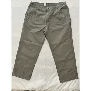 Carhartt B11 Carpenter Pants Mens 42x32 Desert Canvas Workwear